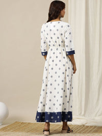AURELIA Polka Dot Print Maxi Dress
