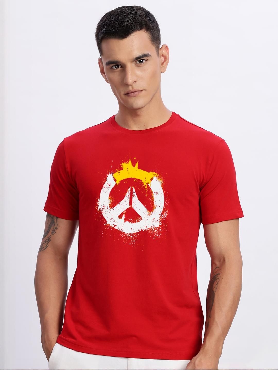 ADRO Men Red Tshirts