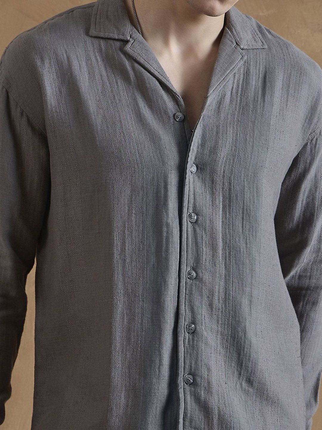 DENNISON Double Gauge Oversized Shirt