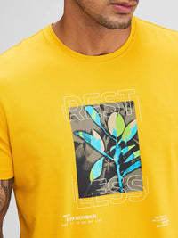 SPYKAR Men Applique Slim Fit T-shirt