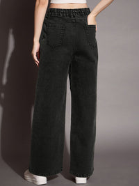 SASSAFRAS BASICS Women Comfort Straight Fit High-Rise Stretchable Jeans