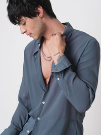 VASTRADO Men Classic Slim Fit Opaque Casual Shirt