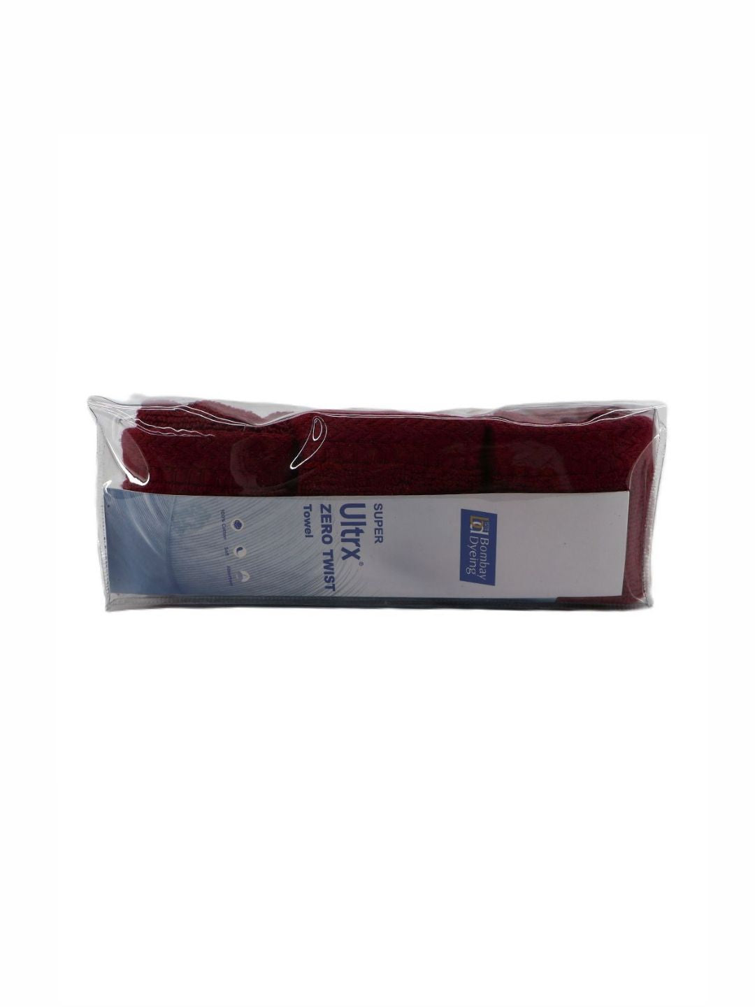 BOMBAY DYEING Super Ultrx Maroon 3 Pieces Pure Cotton 650 GSM Face Towel