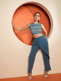Antheaa Women Solid Smart Straight Fit stretchable Trousers