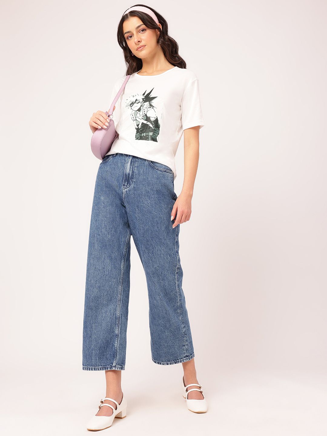 DressBerry Visual Flair Printed T-shirt