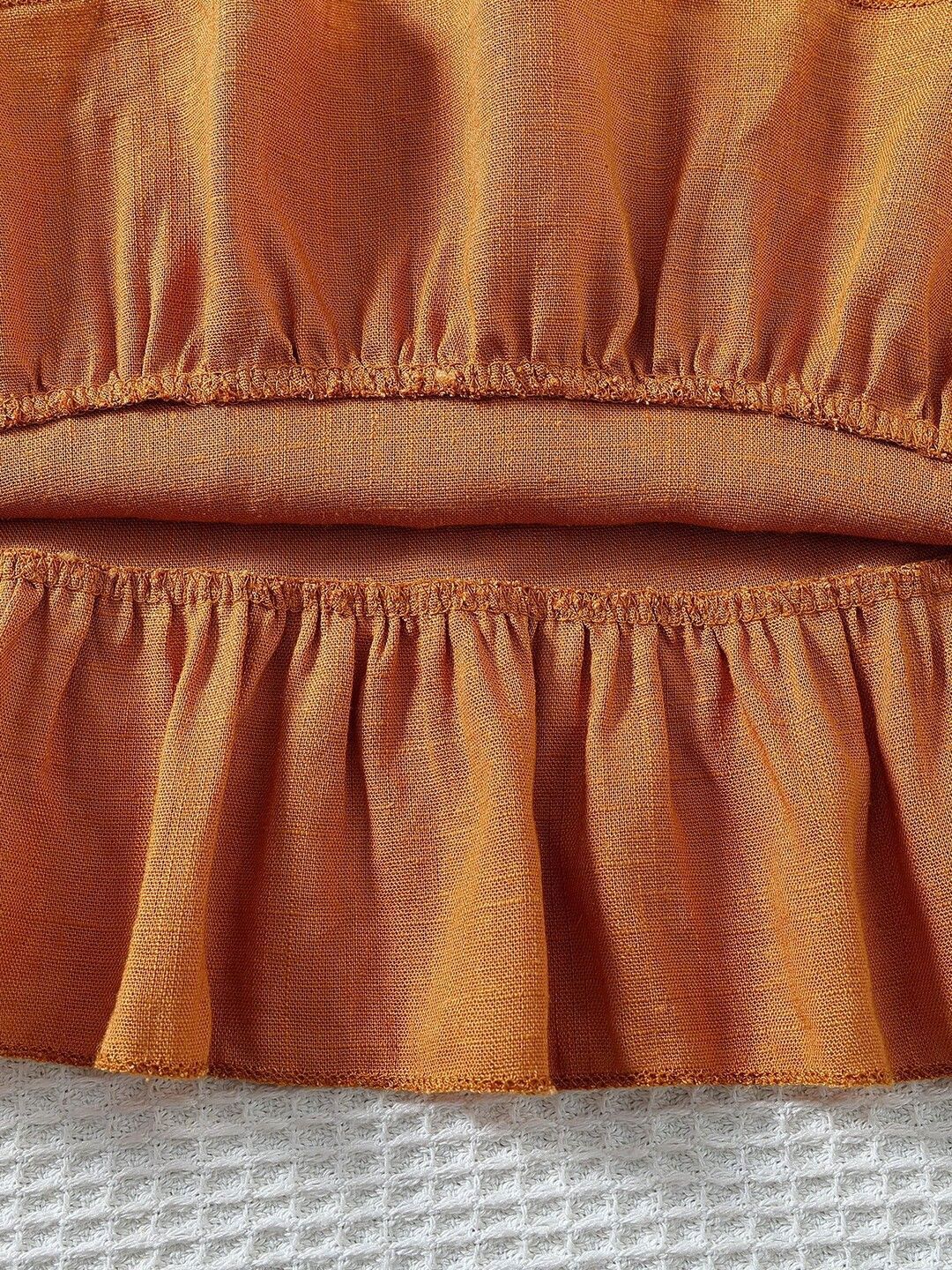 YK Girls Floral Embroidered A-Line Dress