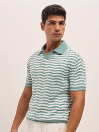THE BEAR HOUSE Men Polo Collar T-shirt
