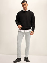 THE BEAR HOUSE Men Slim Fit Pleated Trousers