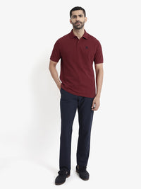 RARE RABBIT Men Polo Collar T-shirt