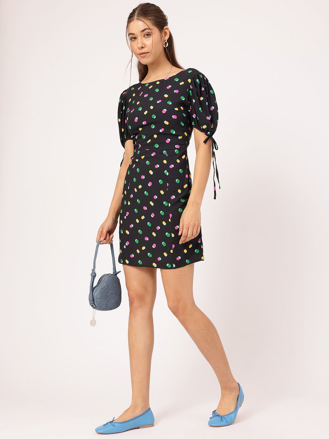 DressBerry Geometric Play Printed Mini Dress