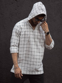 Powerlook Men Opaque Checked Casual Shirt
