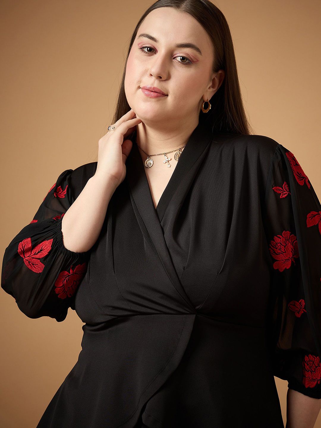 SASSAFRAS Embroidered Top With Trouser Co-Ords