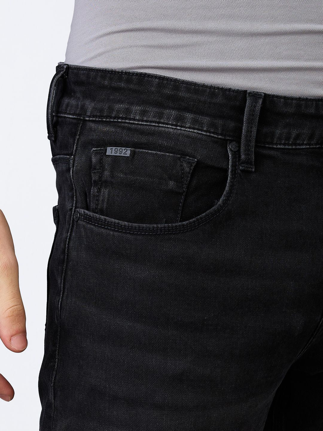 SPYKAR Men Slim Fit Low-Rise Low Distress Jeans