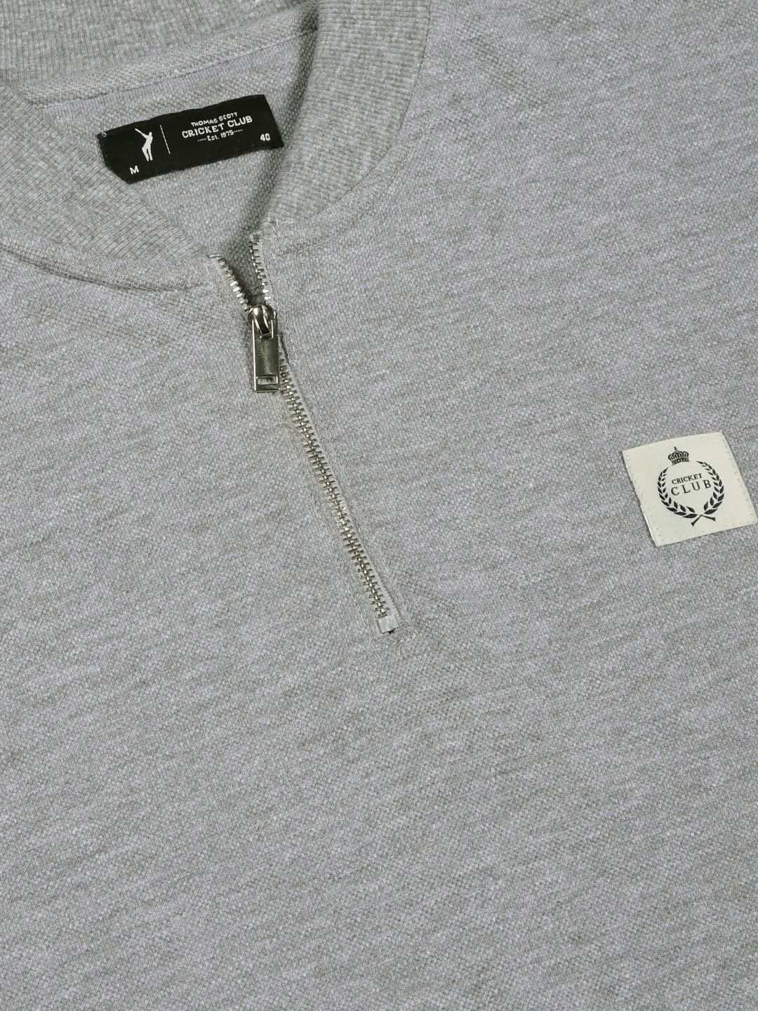 Thomas Scott Men Mandarin Collar T-shirt