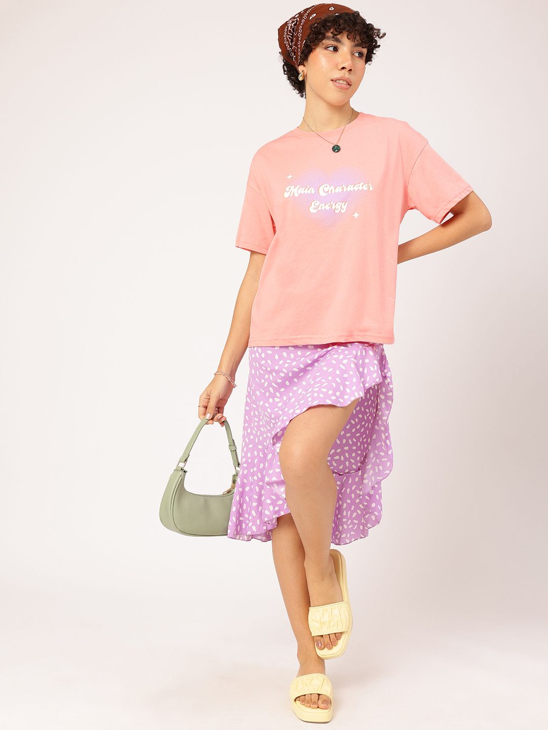 DressBerry It Girl Typo Print Relaxed Tee