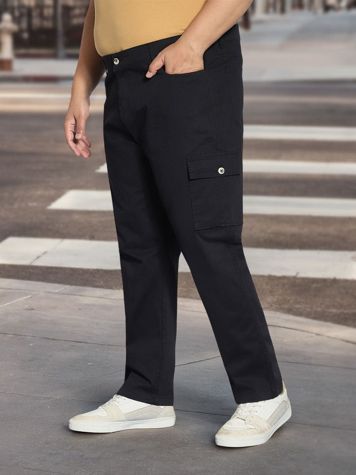 Urbano Fashion Men Blue Slim Fit Mid-Rise Clean Look Stretchable Jogger Jeans