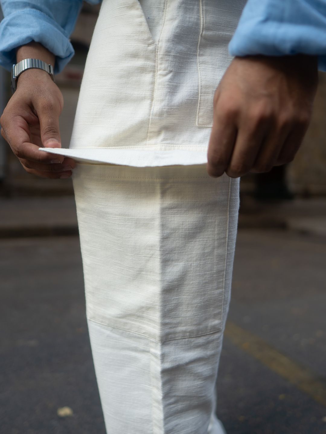 Powerlook Men Mid Rise Relexed Fit Cargos