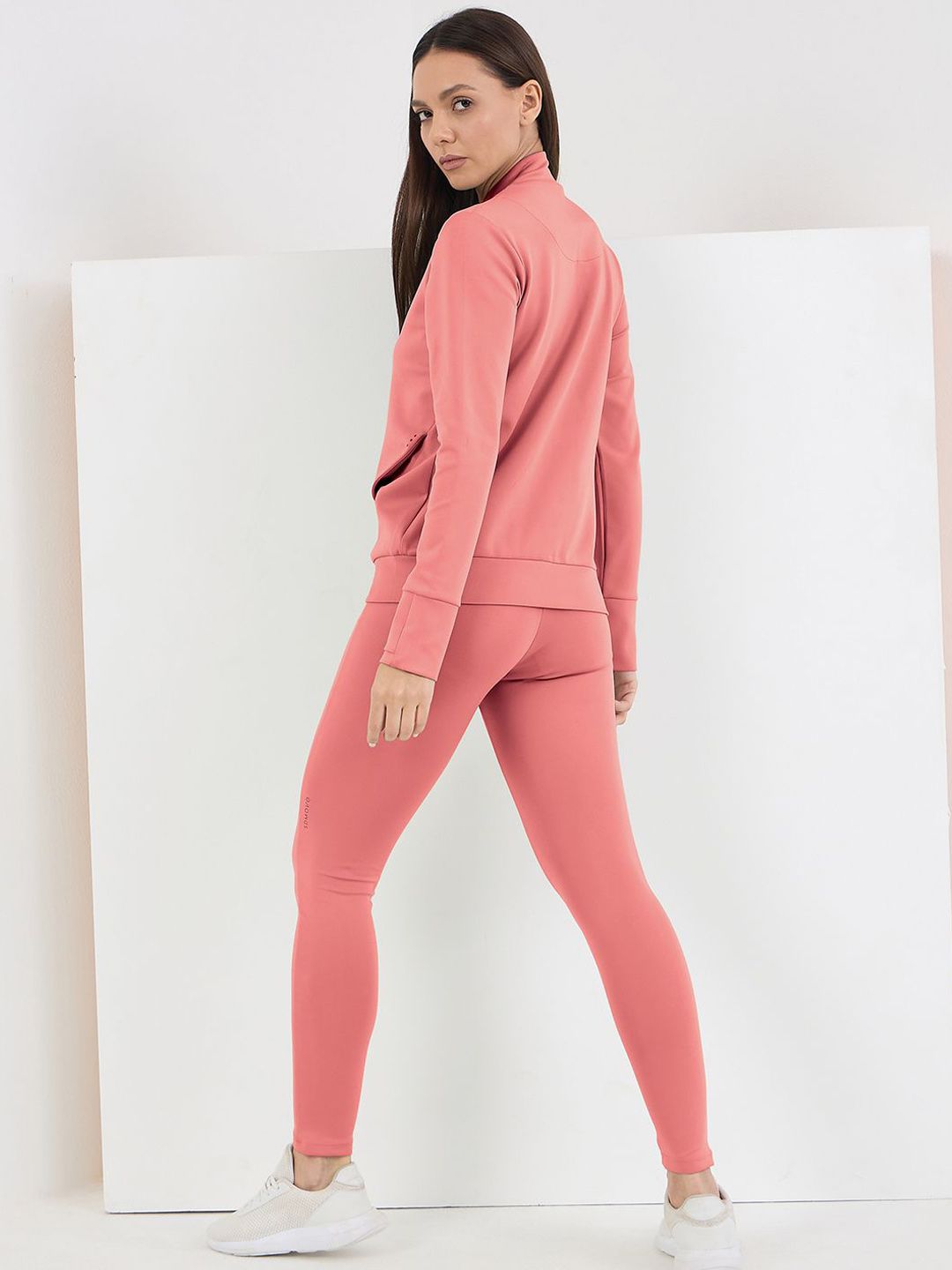 Sweet Dreams Mock Collar Mid-Rise Tracksuit