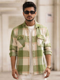 Powerlook Men Tartan Checks Opaque Checked Casual Shirt