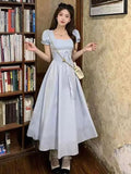DressBerry Women Tie-Ups Fit & Flare Maxi Dress