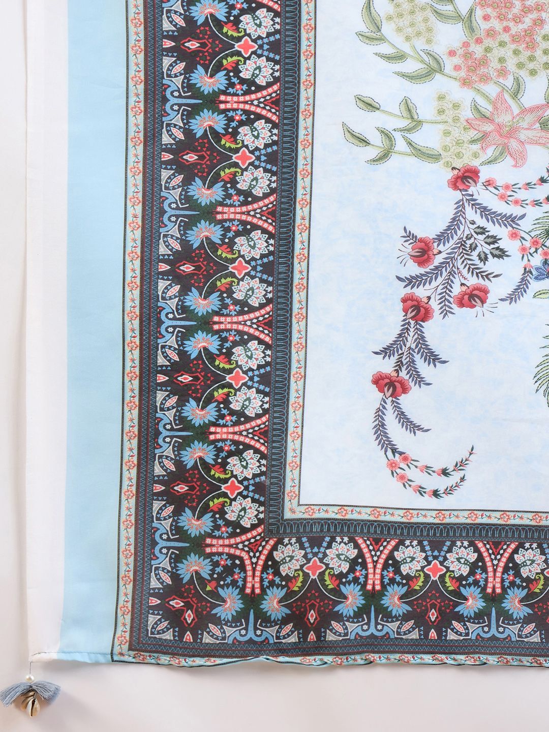 Indo Era Ethnic Motifs Printed Kurta With Trousers & Dupatta