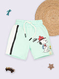 Happy Faces Boys Peanuts Printed Cotton Shorts