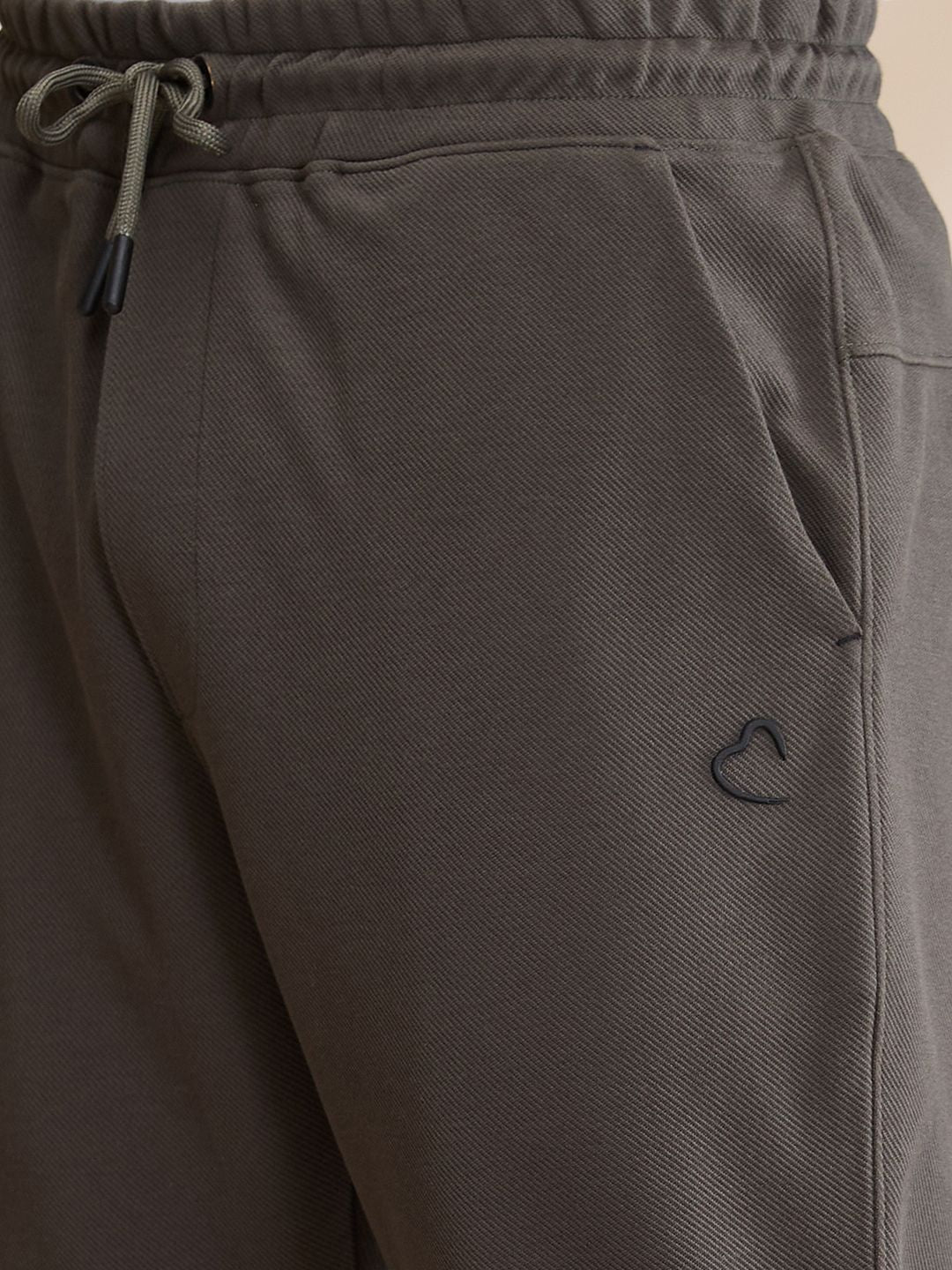 Being Human Solid Men Mid-Rise Track Pants