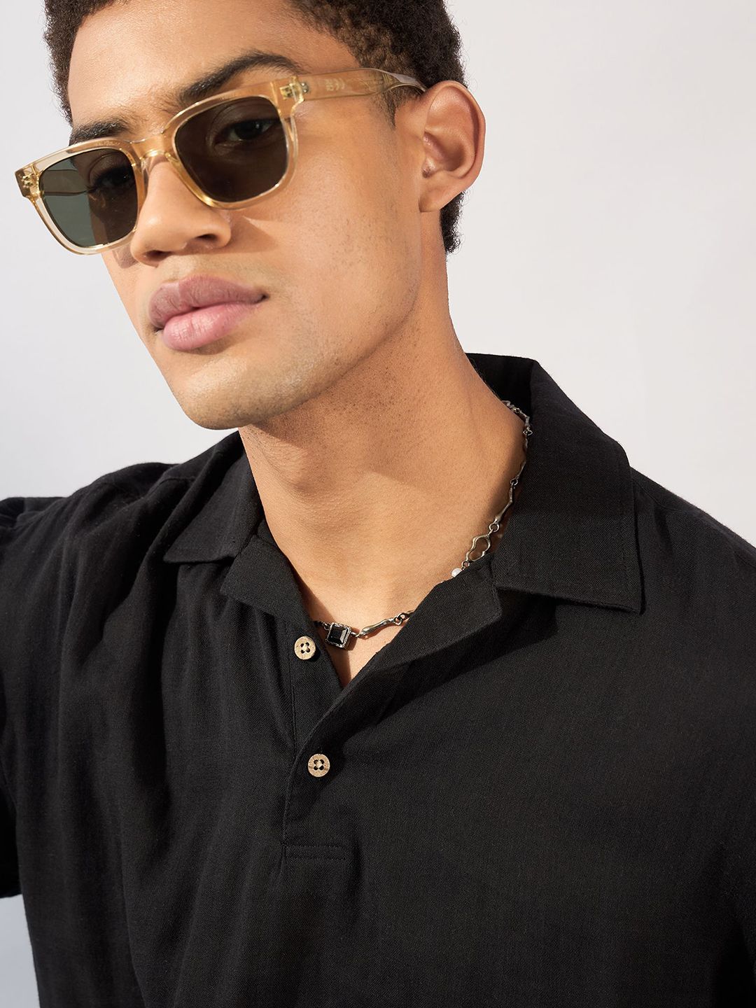 DENNISON Muslin Double Gauge Oversized Cotton Shirt