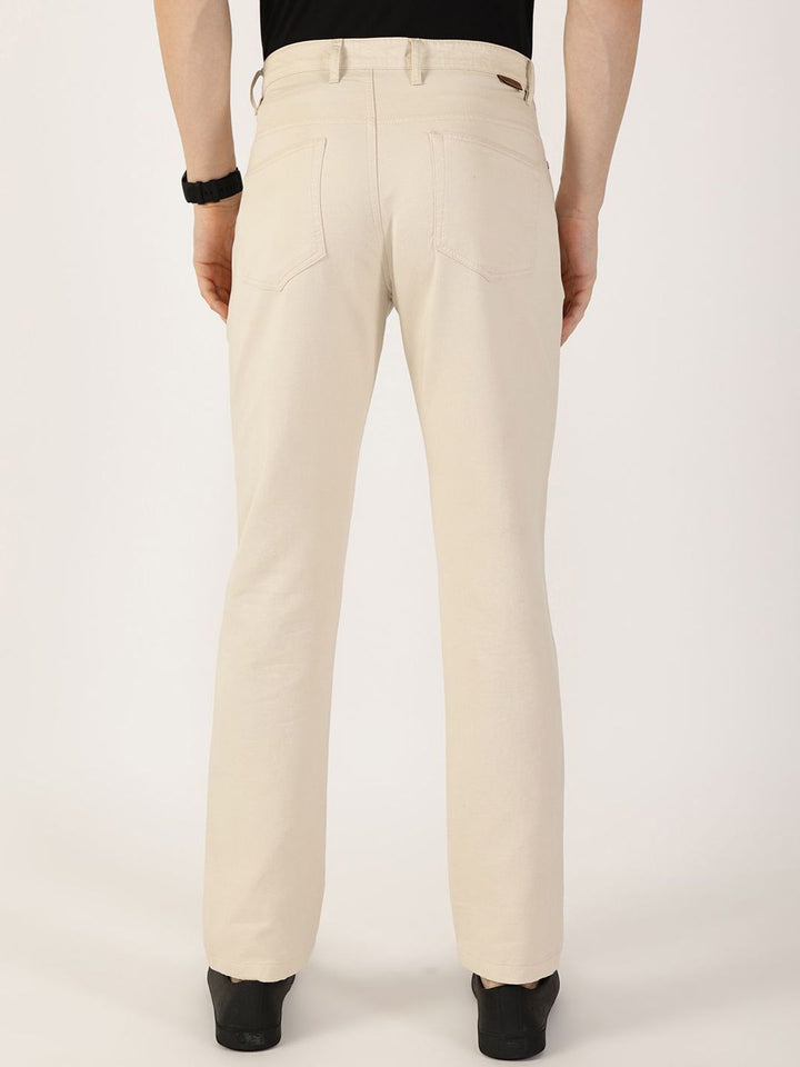 Thomas Scott Men Smart Regular Fit Mid-Rise Chinos