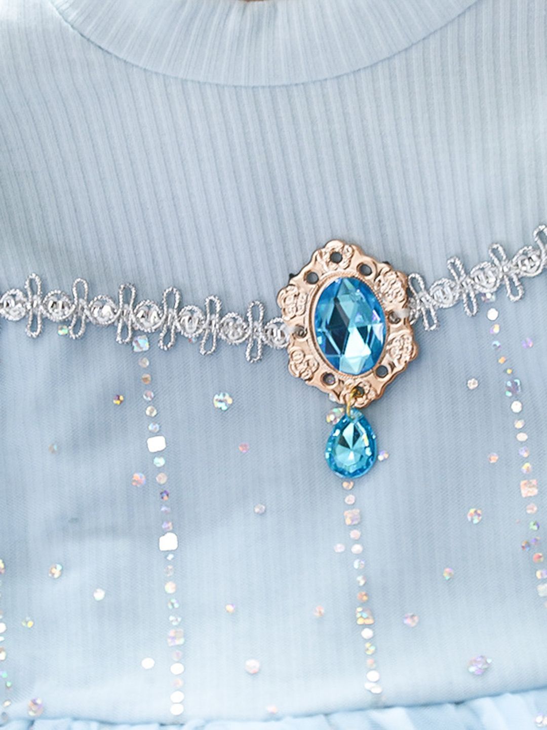 YK Girls Fit & Flare Cotton Dress