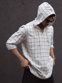 Powerlook Men Opaque Checked Casual Shirt