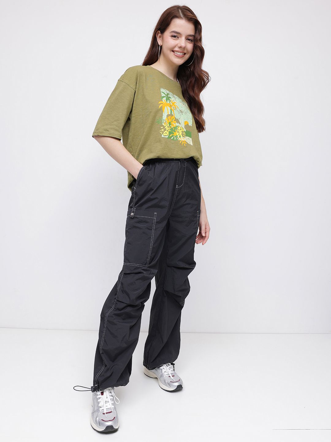 DressBerry Palm Paradise Printed T-shirt