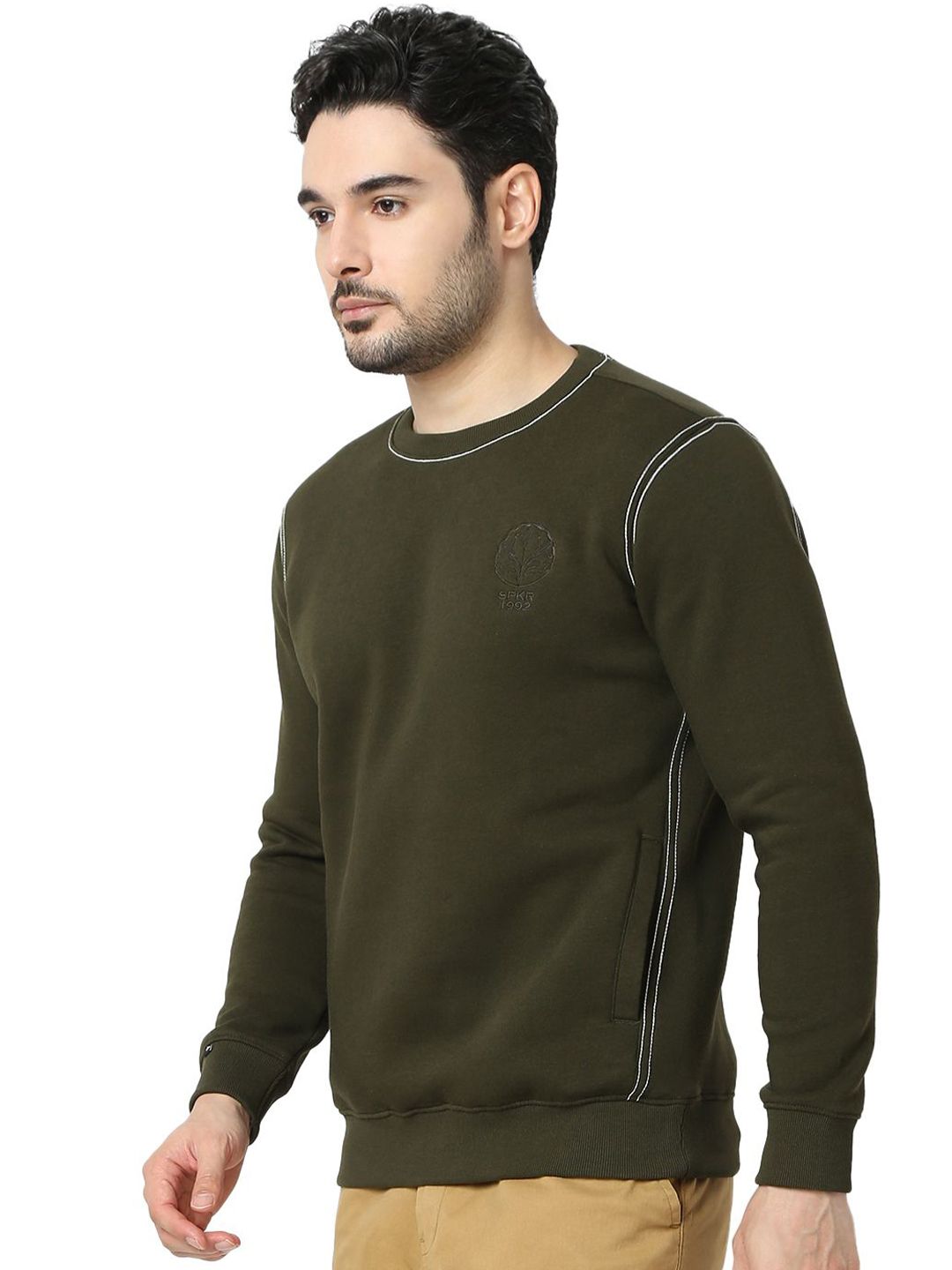 SPYKAR Men Hooded Sweatshirt