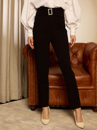 Berrylush Women High-Rise Trousers
