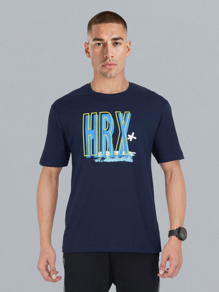 HRX by Hrithik Roshan Brand Logo Printed Lifestyle T-shirt