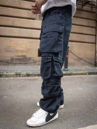 Powerlook Men Baggy Fit Cargo Style Jeans