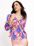 DressBerry Empire Floral Print Top