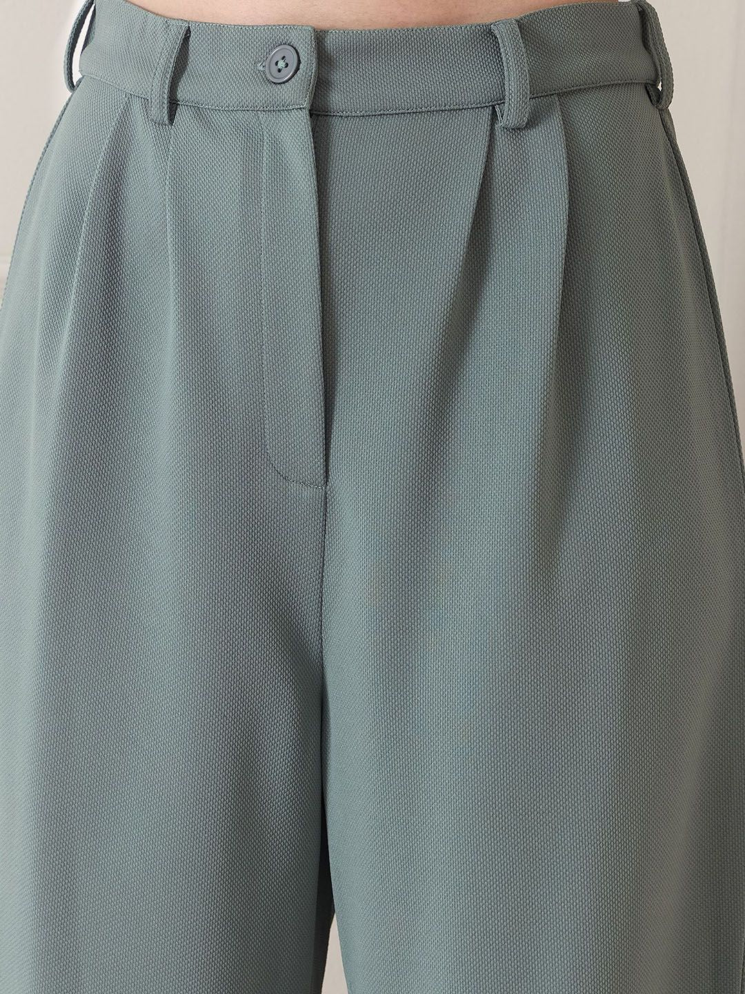 Berrylush Women High-Rise Trousers