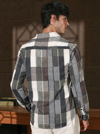 Campus Sutra Men Regular Fit Checked Casual Shirt