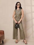 SASSAFRAS worklyf Striped Basic Jumpsuit