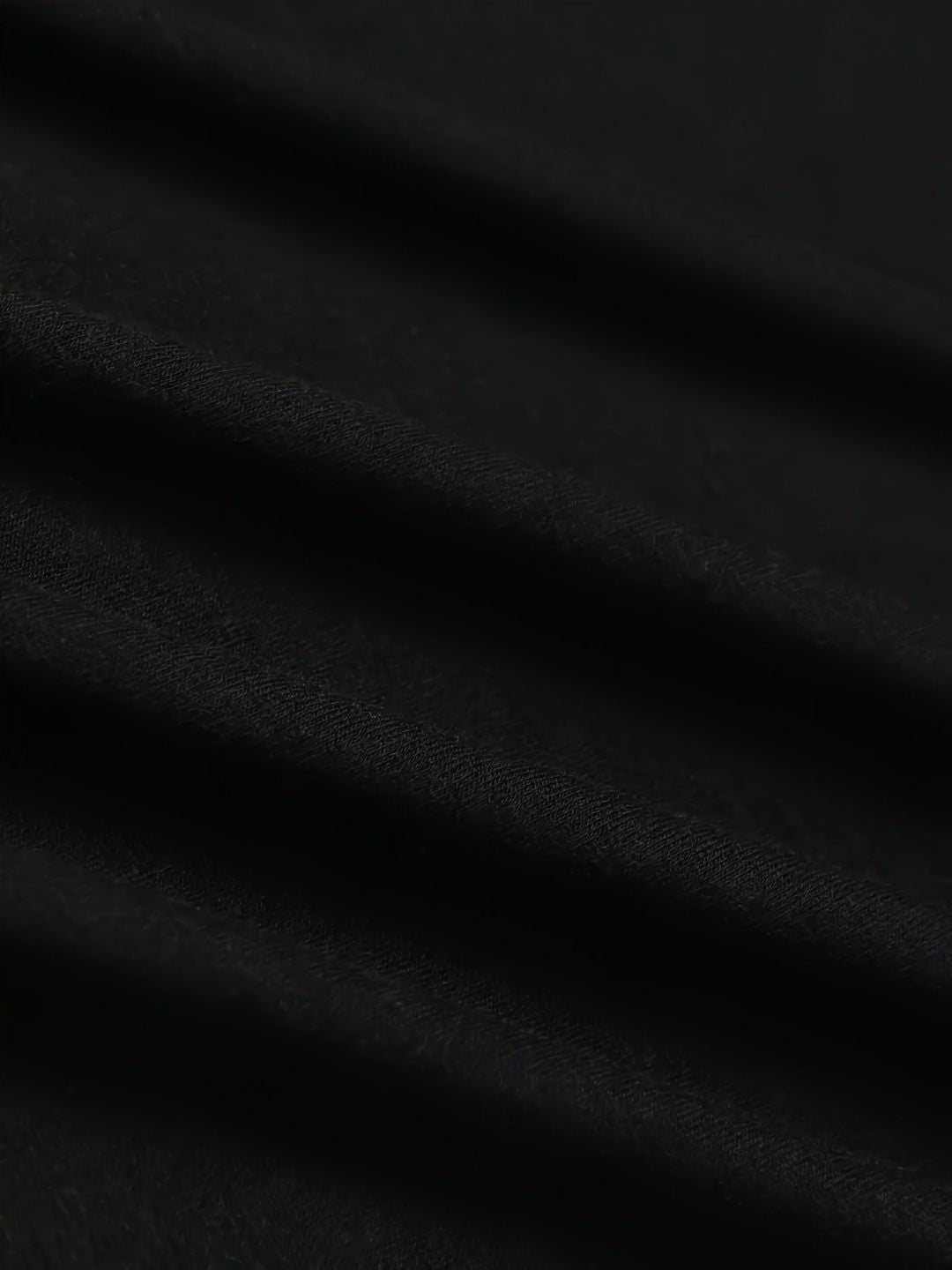 YK Girls Checked V-Neck Drop-Shoulder Sleeves Applique T-shirt