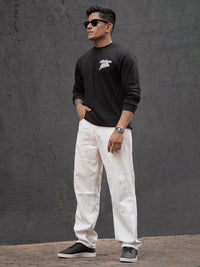 Powerlook Pure Cotton Printed Sweatshirt