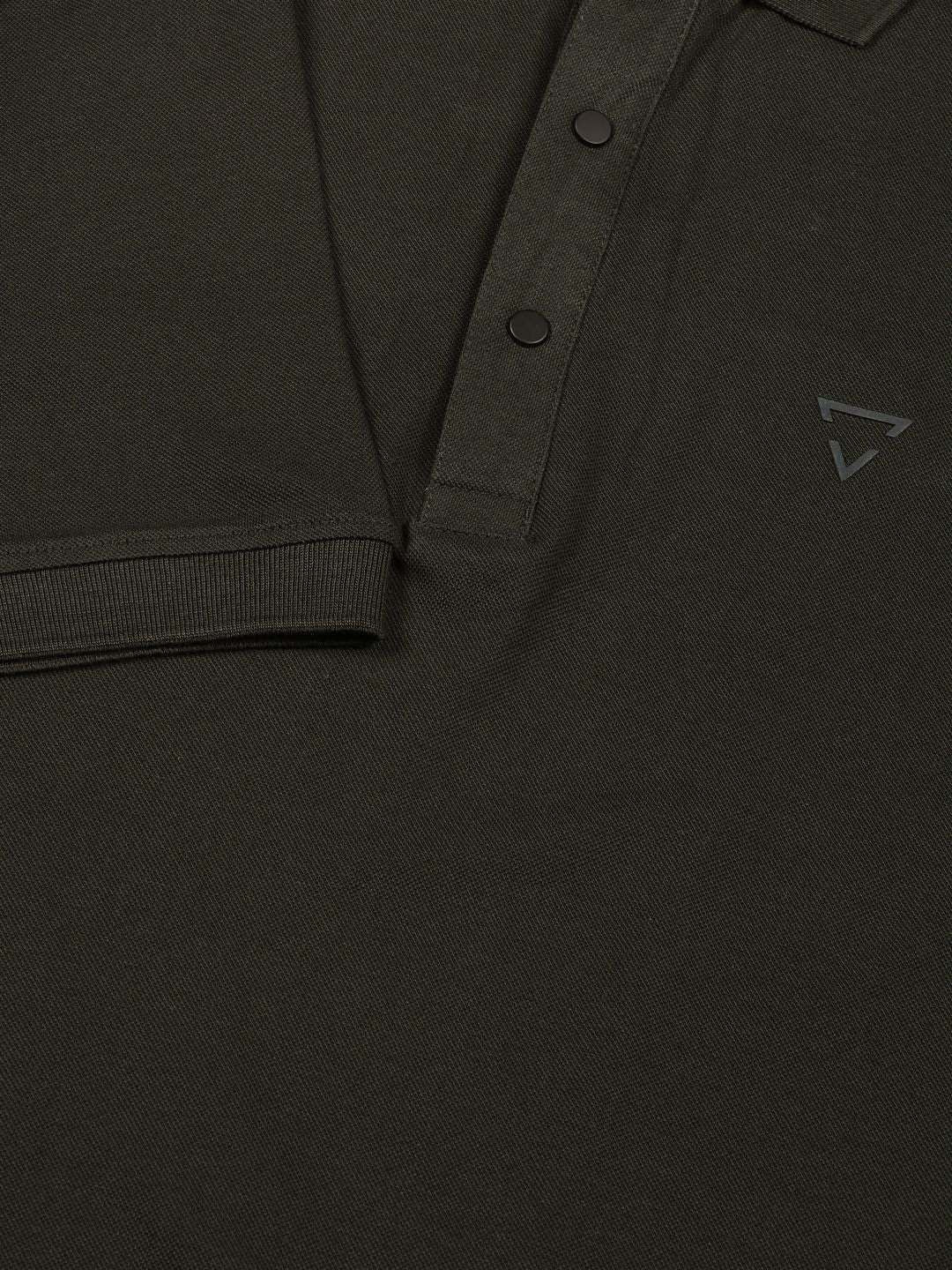 Thomas Scott Men Solid Polo Collar Cotton T-shirt