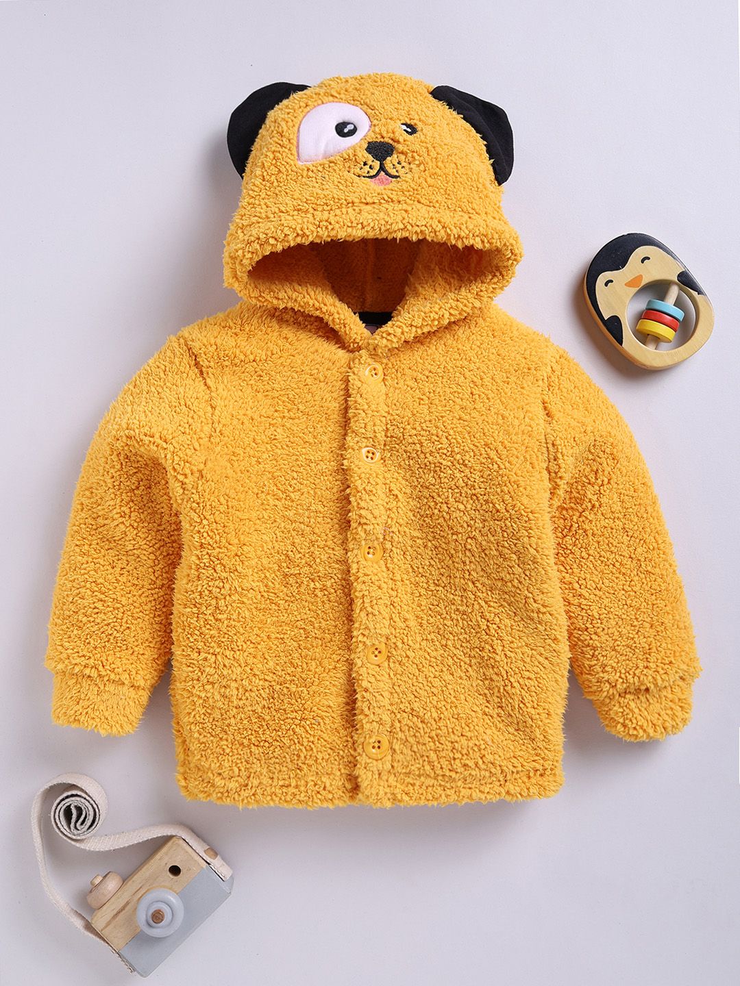 Moms Love Infant Boys Hooded Tailored Fleece Jacket