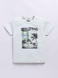 Happy Faces Kids Boys Graphic Printed Pure Cotton T-Shirt