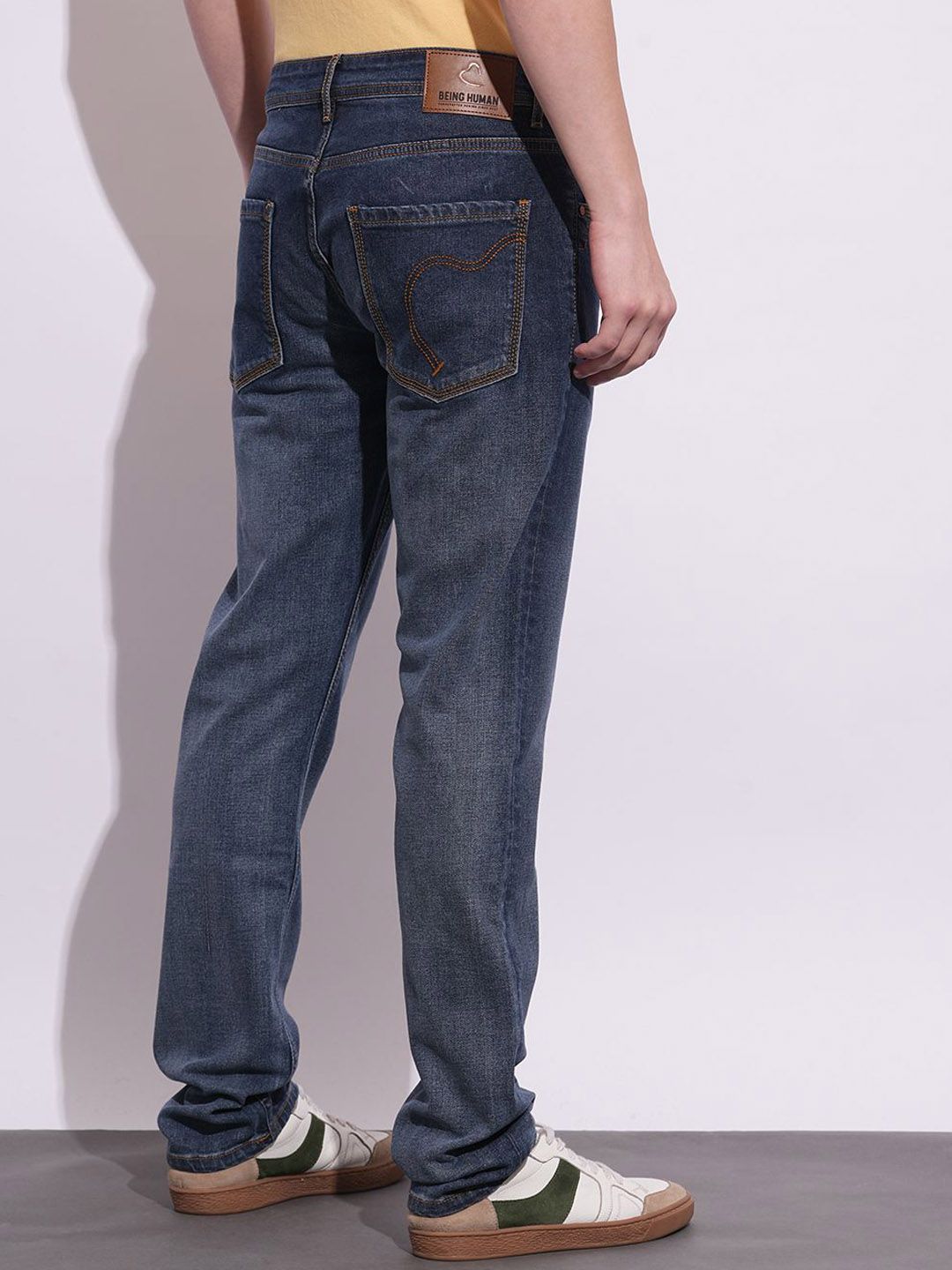 Being Human Men Classic Light Fade Stretchable Jeans