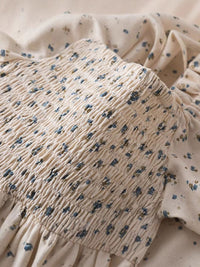 YK Girls Floral Print Peplum Knee Length Dress