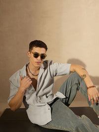 DENNISON Men Smart Oversized Casual Shirt