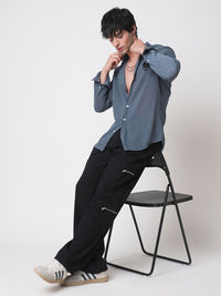 VASTRADO Men Classic Slim Fit Opaque Casual Shirt