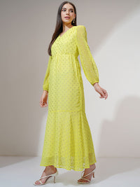 Vishudh Women Ethnic Motifs Printed Maxi Dress